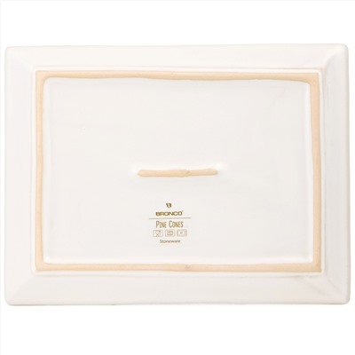 БЛЮДО СЕРВИРОВОЧНОЕ КОЛЛЕКЦИЯ "PINE CONES", 26,3*19,8*2,4 СМ