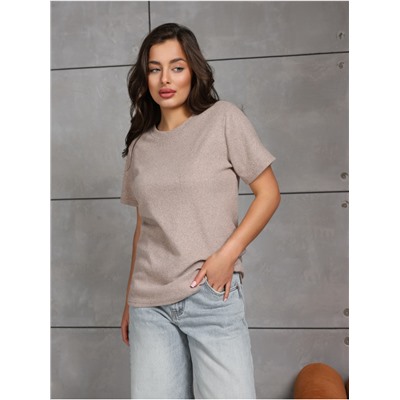 Футболка "Вязаная" Кофе меланж