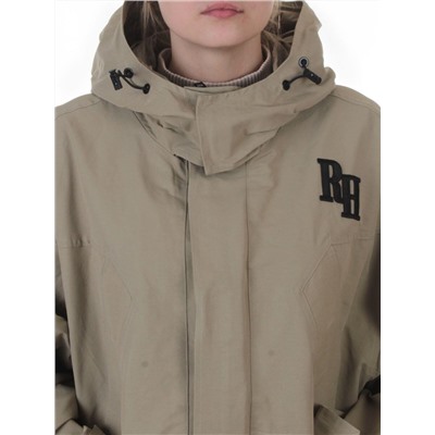 3097 GREY/GREEN Куртка демисезонная женская (100 гр. холлофайбер)
