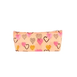 Пенал школьный на молнии Сладости Св. Розовый