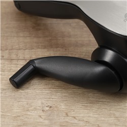 Тёрка барабанного типа Magistro Vegan Pro, 2 сменных насадки, чёрная