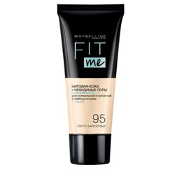 2 Maybelline Тональный крем ФИТ МИ 095 светло-фарфоровый