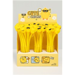 Ручка "Cute chicken", шоу-бокс 48 шт.