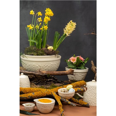 Миска для смешивания Birds of Paradise, 4,2 л, кремовая