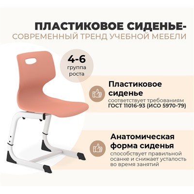 Стул Альфа SHT-ST58/S205РВ/4-6
                        а4-6 голубой / антрацит