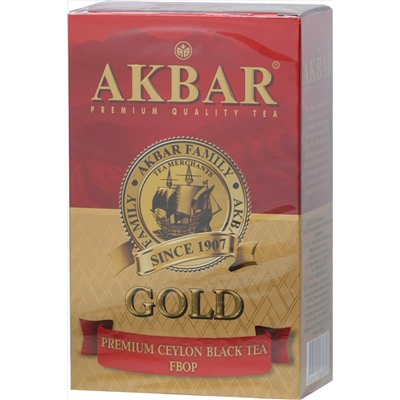 AKBAR. Gold 250 гр. карт.пачка