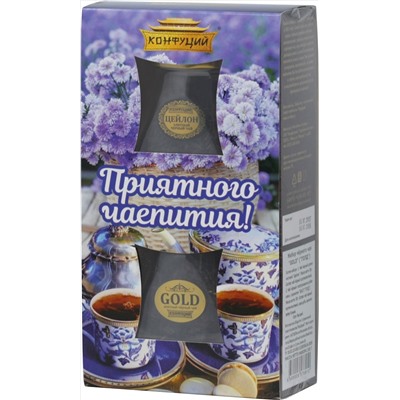Конфуций. Набор Чайная пара. Голд 105 гр. карт.упаковка