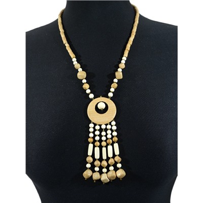 Бусы из дерева Сатурн, 55см