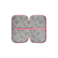 Пенал 3 секции, 125×205×55 мм, Calligrata 30П26/3 «Аниме подружки», ламинированный картон