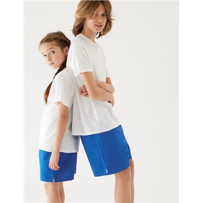 Unisex Pure Cotton Sports Shorts (2-16 Yrs)