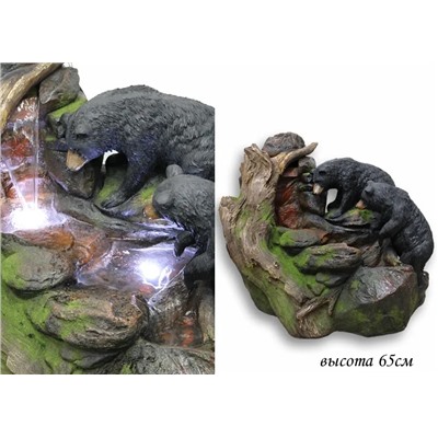 126-007 Фонтан 65см.(х1)Полистоун