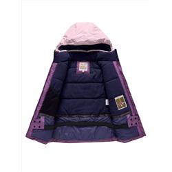 Горнолыжный костюм зимний для девочки темно-фиолетового цвета 9432TF