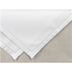 01с-44ЯК  Салфетка 45*45  "Атласная" цв. белый (по 6 шт