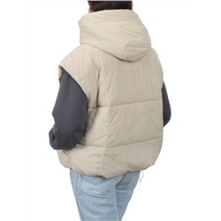 24001 BEIGE Жилет утепленный женский (100 гр. холоффайбер)