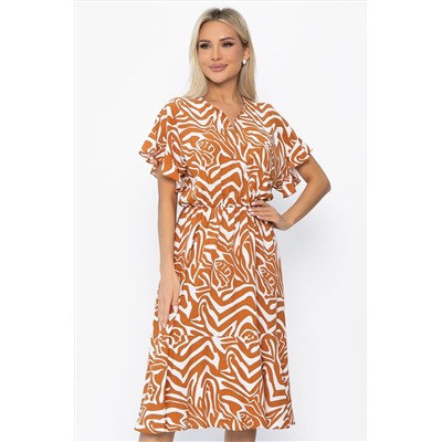 Платье Кристи (рыжее) П13869-35М