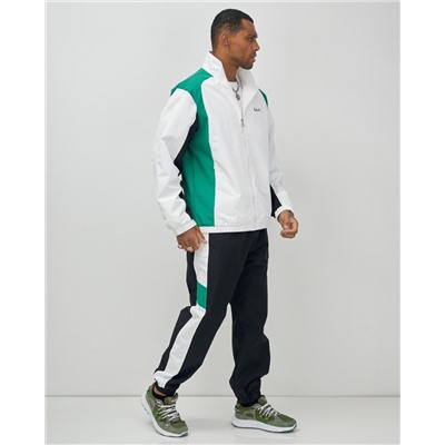 Спортивный костюм мужской весна-лето белого цвета 25710Bl