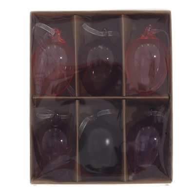 GAEM Набор из 6-ти изделий декоративных подвесных "Яйцо пасхальное" (4*7), L13 W15,5 H4 см