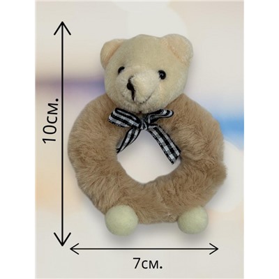 Резинка меховая Мишка РД10 4 шт