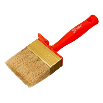 Кисть-ракля, 30 х 70 мм, натуральная щетина, пластмассовый корпус, пластмассовая ручка MTX
