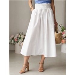 Юбка из легкого хлопкового поплина
