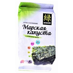 Морская капуста жареная в оливковом масле