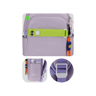 Рюкзак Berlingo Street Style "Grape", 41*28*17см, 3 отделения, 2 кармана, уплотненная спинка