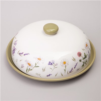 БЛЮДО ДЛЯ БЛИНОВ AGNESS "FLOWER STORY" 23*10 СМ (КОР=12ШТ.)