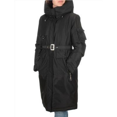 EAC293 BLACK Куртка зимняя женская (200 гр. холлофайбера)