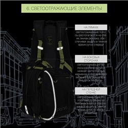 RB-056-11 Рюкзак школьный с мешком