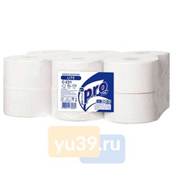 Туалетная бумага PROtissue Lite однослойная в больших рулонах, 1 сл., 200 м.