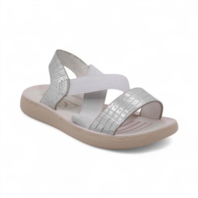 Босоножки ОК20-39 серебристые