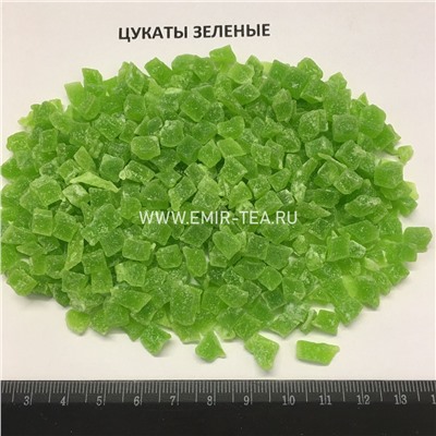 Цукаты зеленые (ананас) : (код 24069)
