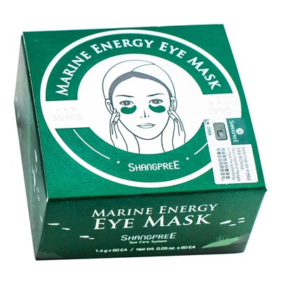 Гидрогелевые патчи для глаз Shangpree Marine Energy Eye Mask 60 шт