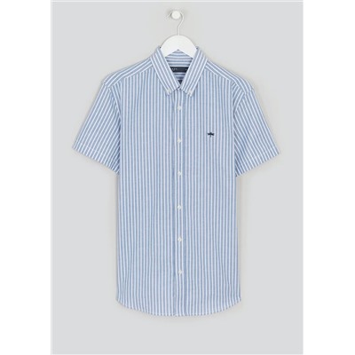 Short Sleeve Bengal Stripe Oxford Shirt
