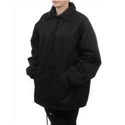 H24-216 BLACK Куртка демисезонная женская (100 гр. синтепон)