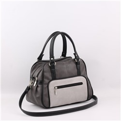 Сумка 950 мульти итальянский серо-черный