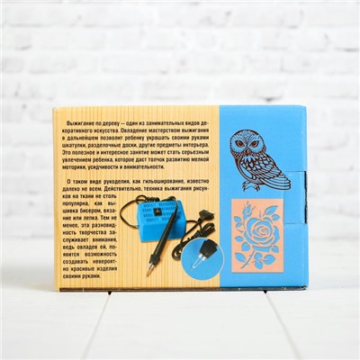 Выжигание. Электроприбор для выжигания по дереву и ткани «Узор-10к»