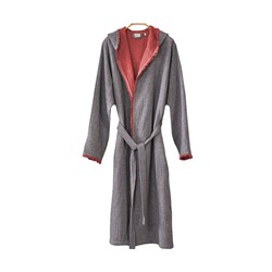 Халат Велюровый Мужской (XL) Muna Bordo Bay Xlarge Bornoz- EcoCotton