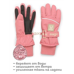 Перчатки для девочек Розовый(37)