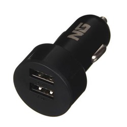 Зарядка авто 2xUSB 2A 12/24 738-016