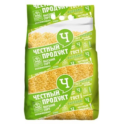 Честный Продукт Макароны РОЖОК ГЛАДКИЙ гр.В в/с 5кг