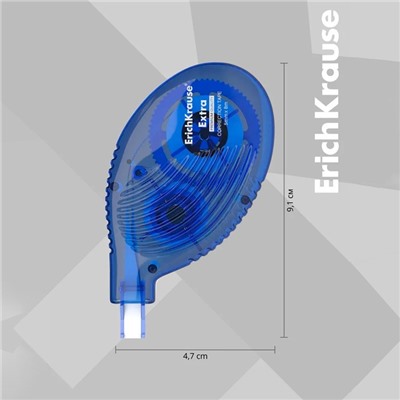 Корректирующая лента 5 мм × 8 м, ErichKrause Extra, корпус синий, европодвес