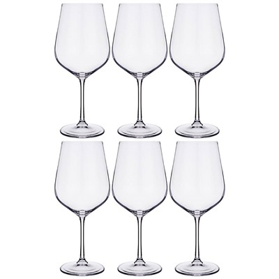 НАБОР БОКАЛОВ ДЛЯ ВИНА ИЗ 6 ШТ. "DORA/STRIX" 580 МЛ ВЫСОТА=23 СМ (КОР=4НАБОР.)