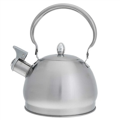 Чайник со свистком 2 л из нержавеющей стали, индукционное дно WEBBER BE-0560