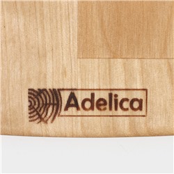 Подарочный набор посуды Adelica «Новогодний олень», 2 предмета: ёлка 22×18 см, тарелка 22×20 см, дерево берёза