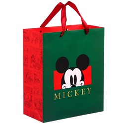 Пакет ламинированный вертикальный, "Mickey" Микки Маус, 23х27х11 см