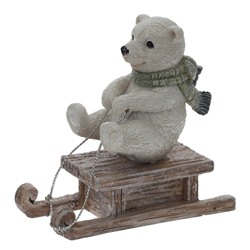 Фигурка декоративная "Медвежонок", L8 W3,5 H8 см