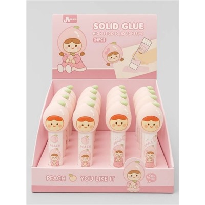 Клей канцелярский "Berry", mix (9 г), шоу-бокс 24 шт