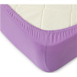 Простыня трикотажная на резинке Сиреневый 140гр-м² Текс-Дизайн