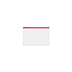 Папка-конверт на ZIP-молнии С6 ( 175×117 мм), 120 мкм, ErichKrause Fizzy Clear, c цветной молнией, тиснение, до 100 листов, микс
